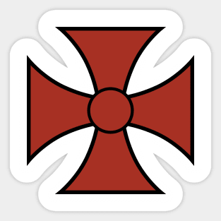 the power cross Sticker